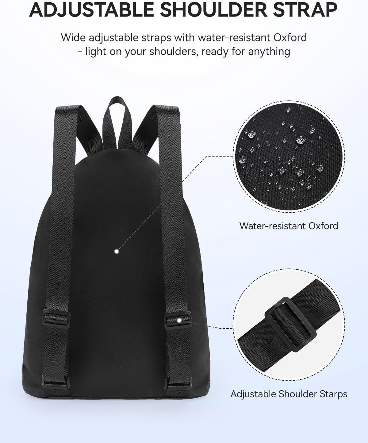 WANDF Swim Bag for Swimmers, Mesh Beach Backpack image 5