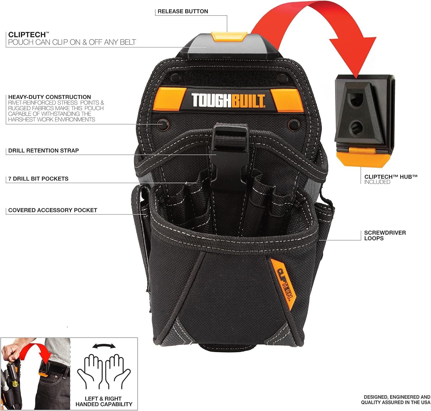 ToughBuilt Pouchesとホルスター