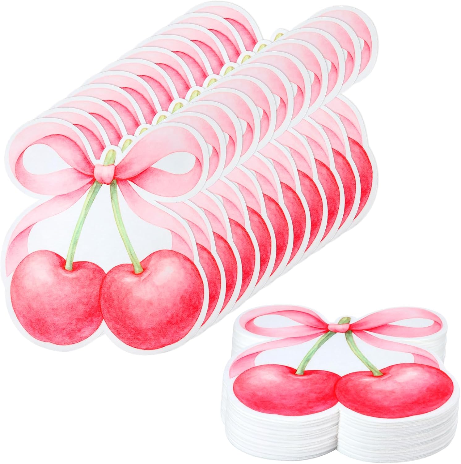 Boao 12 Pack Large Pink Bow Placemats Felt Valentines Bows Table Mats 12.6 x 14.6 Inch Coquette Craft Wall Decal for Bow Birthday Favors Bathroom Bathtub Shower Bedroom Living Room(Pink Cherry)