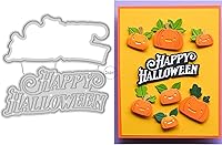 Vista 13 de DzIxY Troqueles de corte de metal para Halloween para hacer tarjetas, kit de álbumes de recortes, papel de relieve, troquelados, plantillas