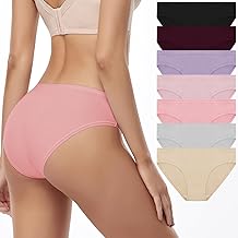 SIMIYA Damen Slip, 7er 10er Pack Baumwolle niedrige Taille Unterhosen Taillenslip Unterwäsche, unsichtbar Panties Hipster Pantys Bikini Shorts