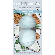 Love Beauty & Planet Coconut Water & Mimosa Flower Bath Bombs 3.9oz, pack of 1