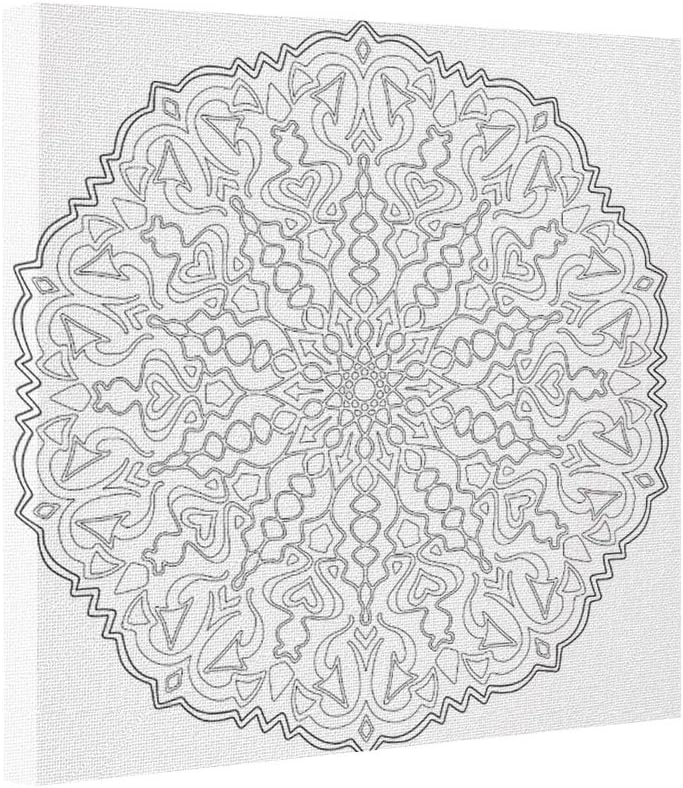 OrnaMENTALs W Direction 0011 Color Your Own Abstract Art Canvas Wall Canvas Prints