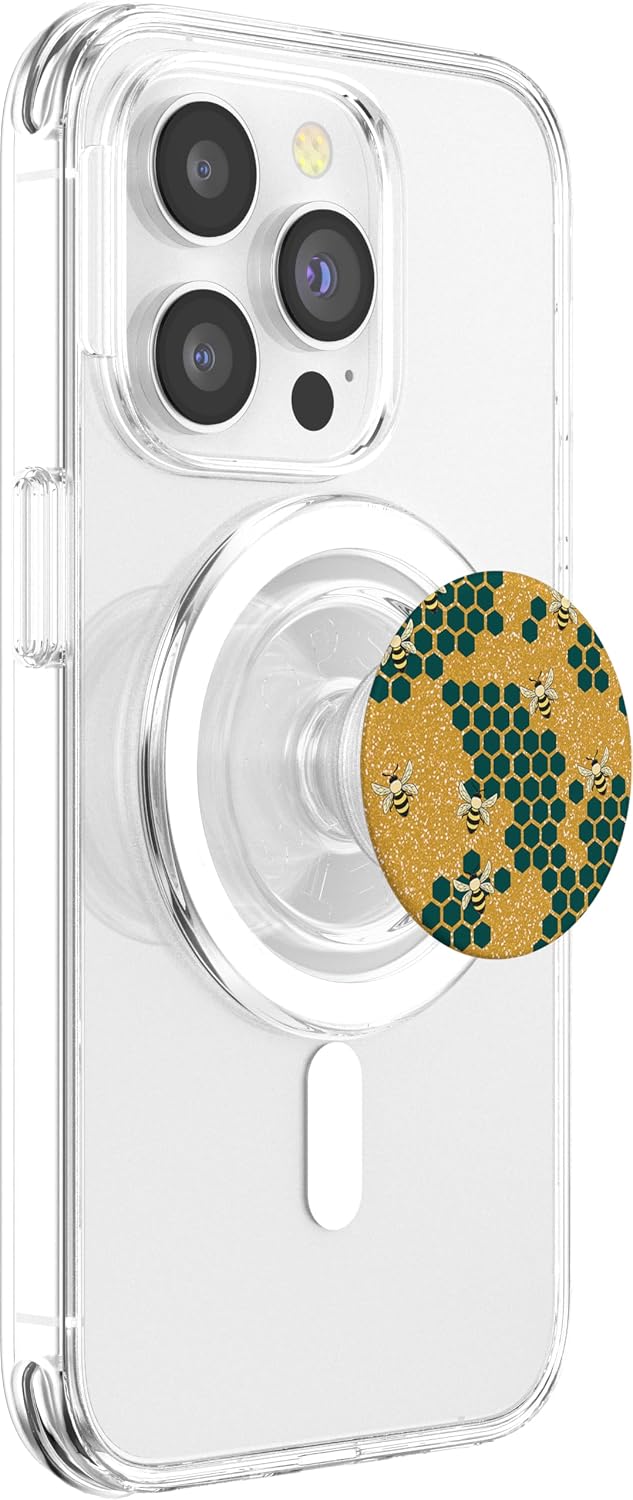 Bees On Bee Hive Honeycomb Beekeeping Beekeeper Apiarist PopSockets PopGrip for MagSafe
