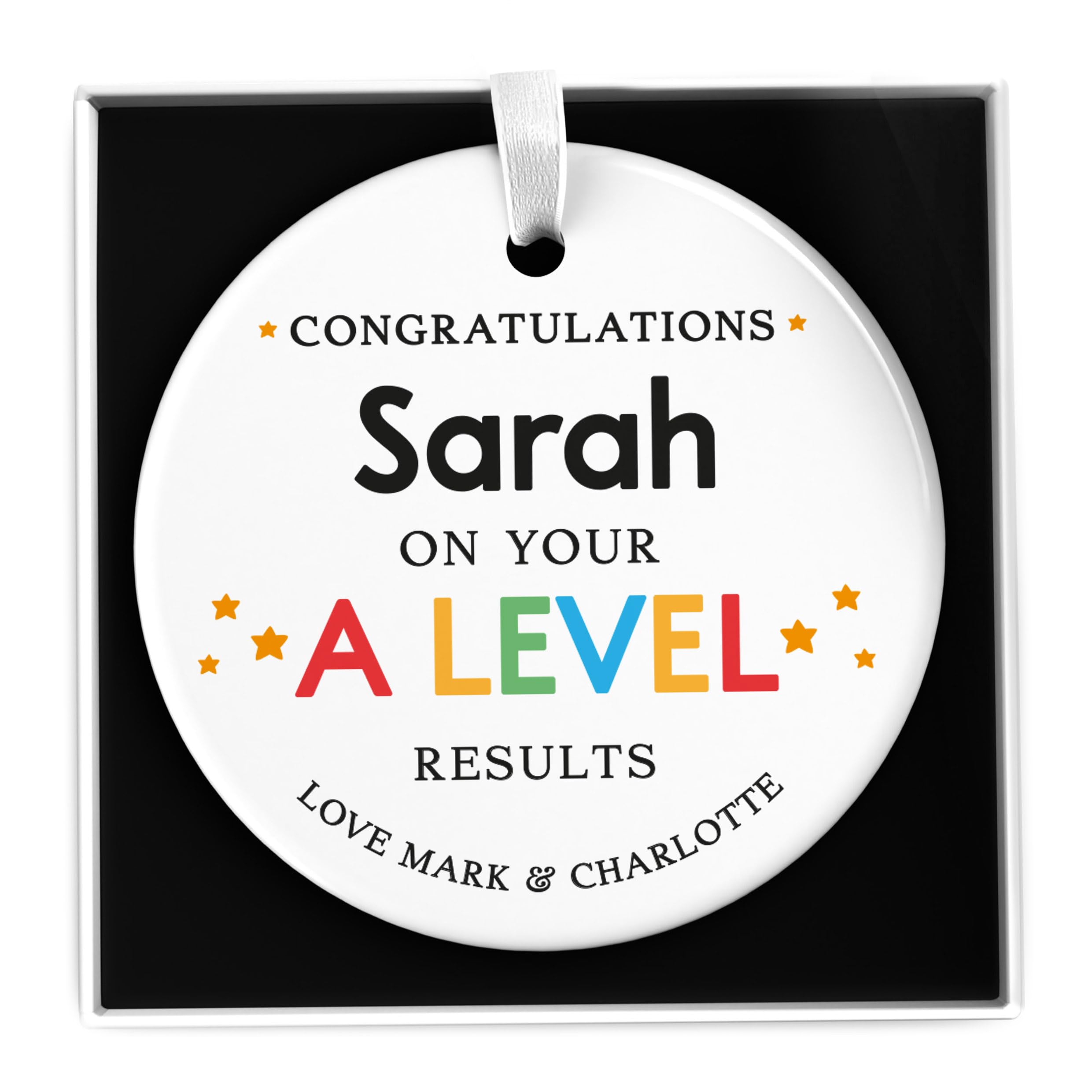 Beecreative A Levels Gifts, Personalised Congratulations Exam Results