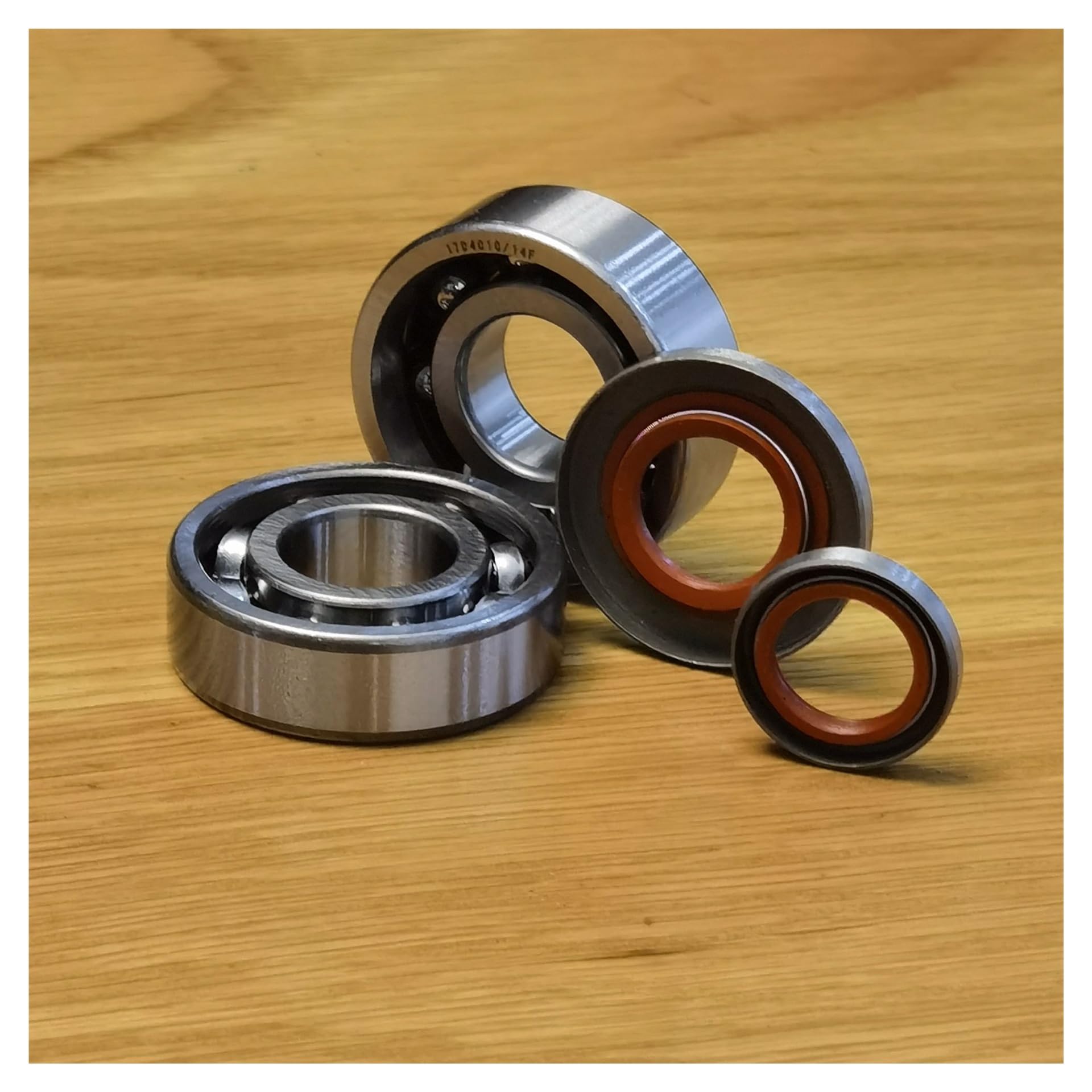 Cojinetes de cigüeñal y retén de Aceite MS660 compatibles con motosierras 066. Piezas de Repuesto.