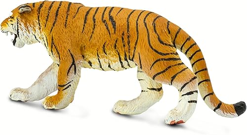 Miniatura 3 de Safari Ltd. Figura de juguete de tigre de Bengala, realista, pintada a mano de 6 pulgadas, juguete educativo seguro para niños, niñas y niños a