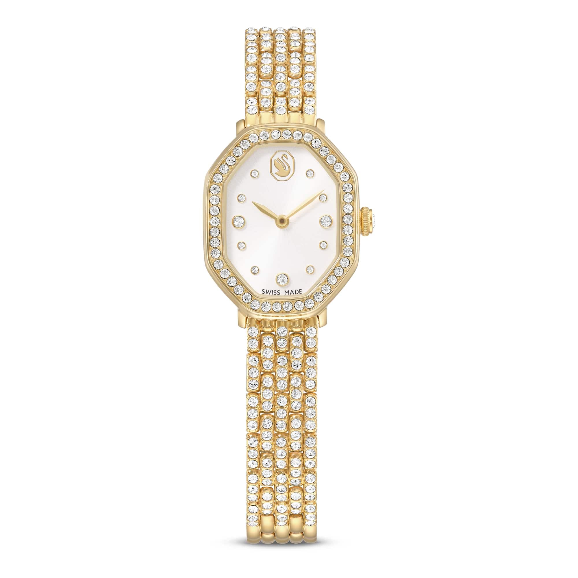 Swarovski Dextera Colección Octagon Reloj, Swiss Made, Metal Pracelet
