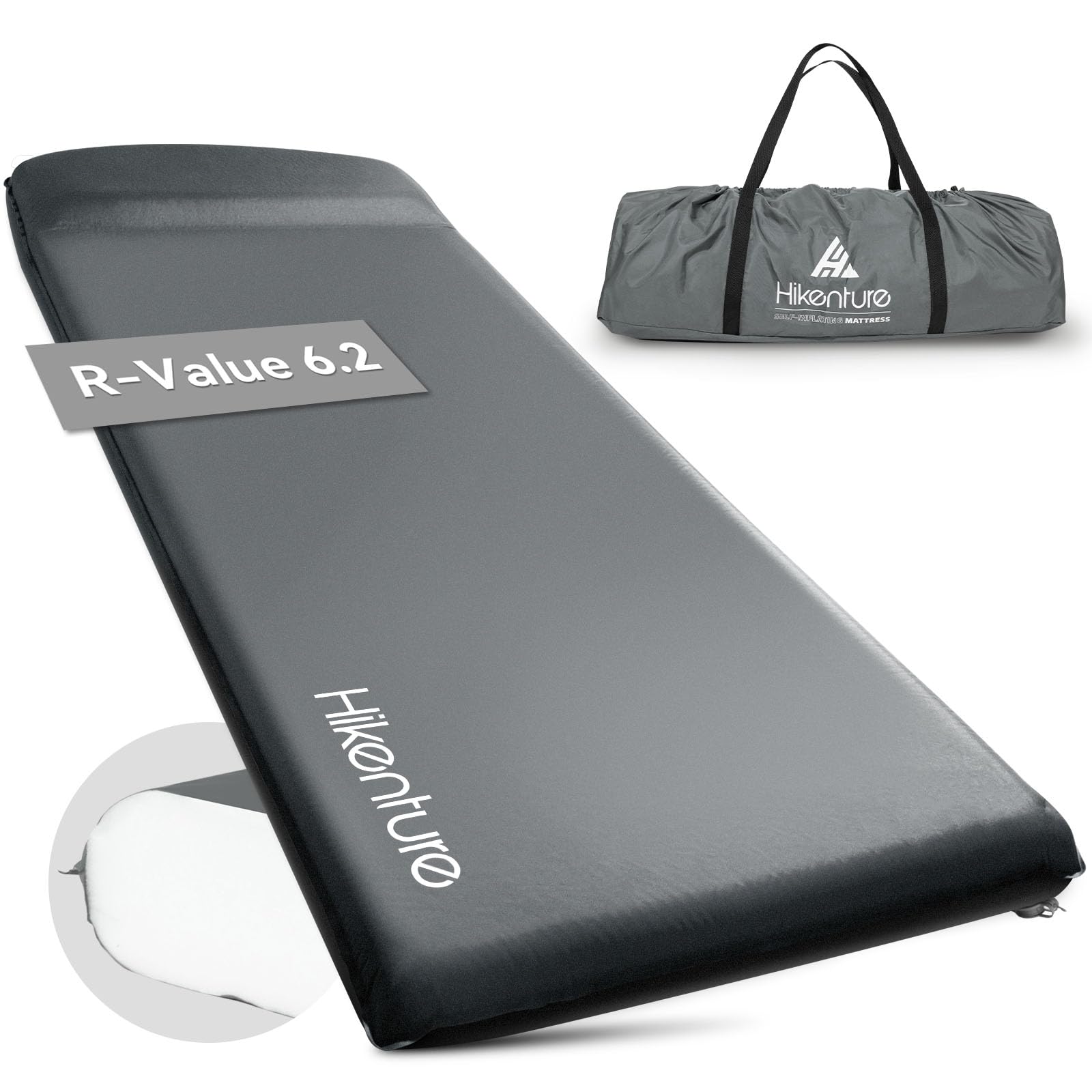 HIKENTURE インフレーターマット 2セット Amazon.co.jp: HIKENTURE インフレーターマット【極厚8cm・R値6.2