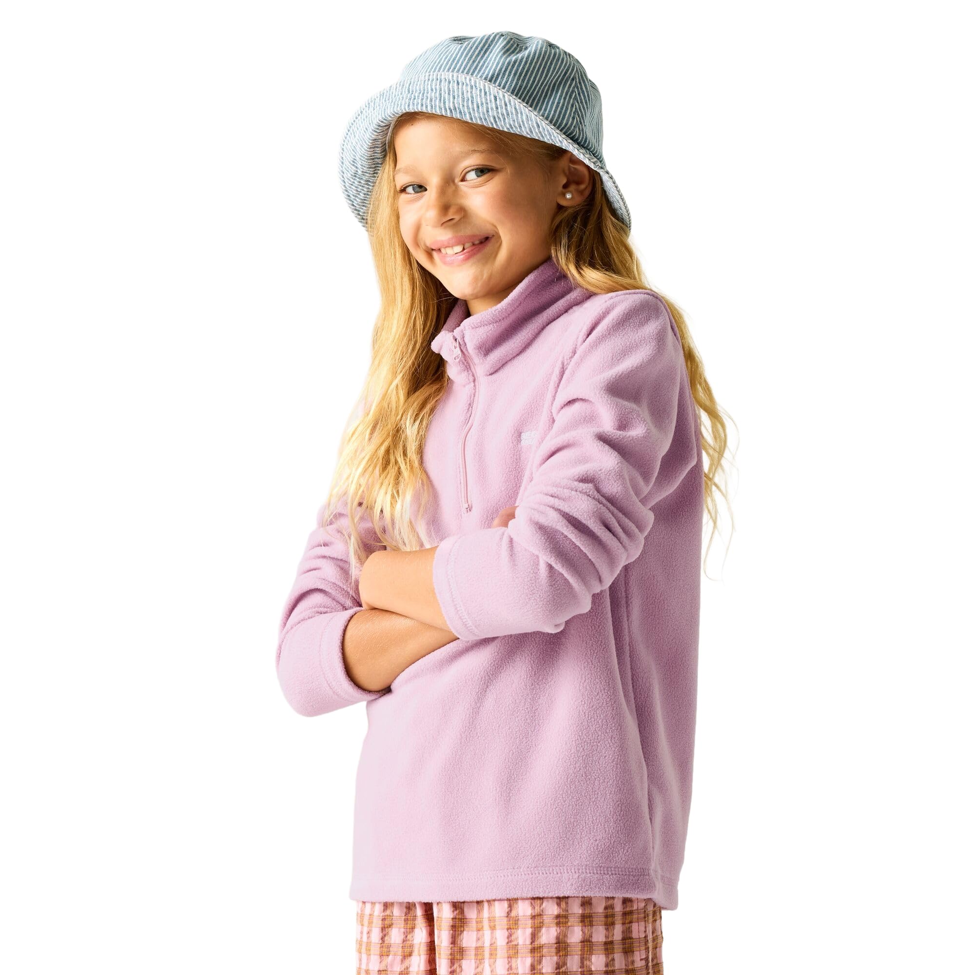 Regatta  Kids Orange Hot Shot Ii Half Zip Fleece in Size 13 - 14 Years, Sports Direct