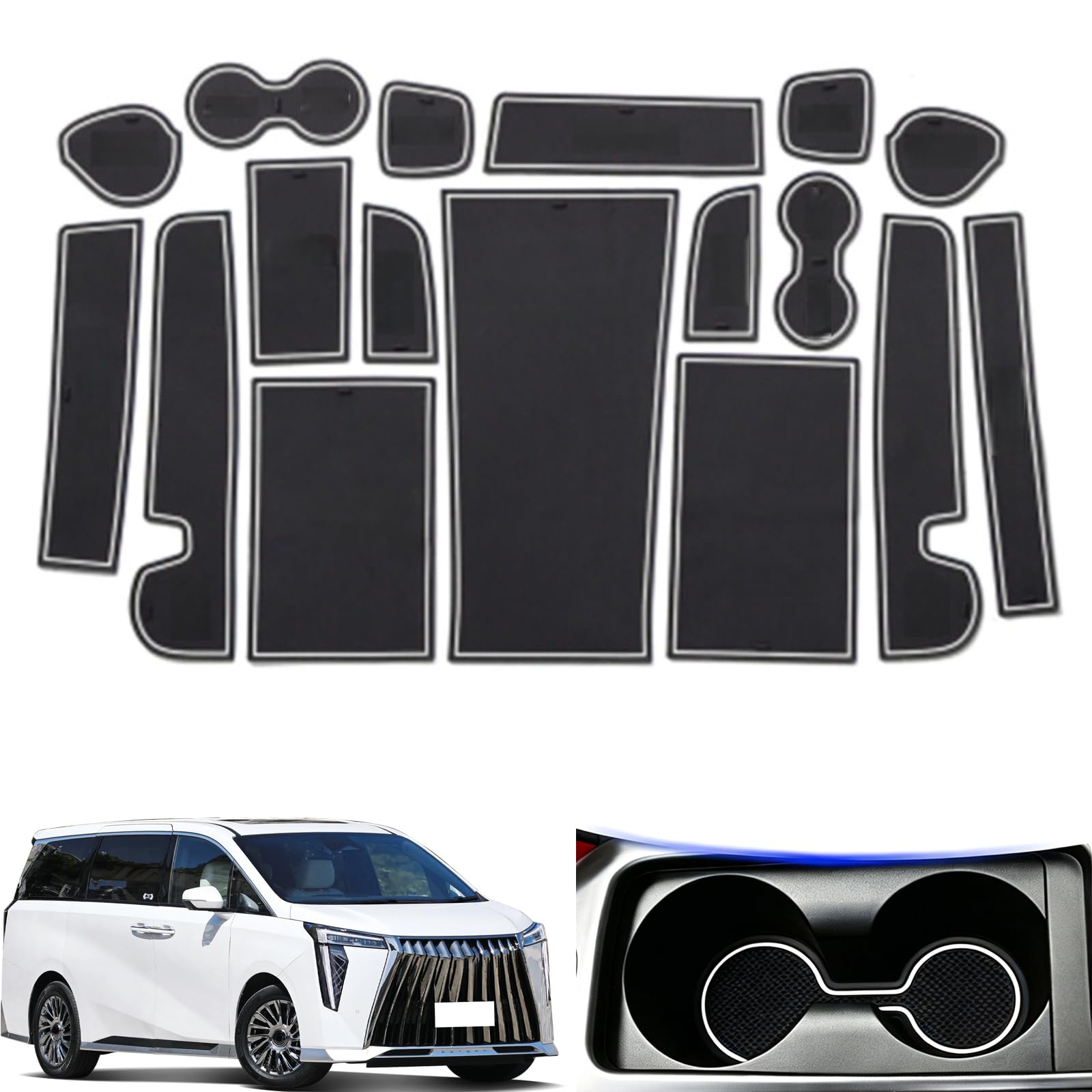 Alfombrillas de bolsillo para puerta Trumpchi M8 2021 y accesorios