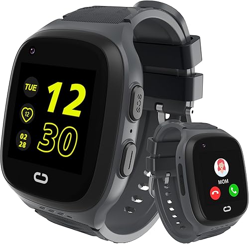 Reloj 4G para niños con rastreador GPS Reloj de teléfono celular para niños con SOS de una tecla, llamada de vozvideo, podómetro, alarma, juego,