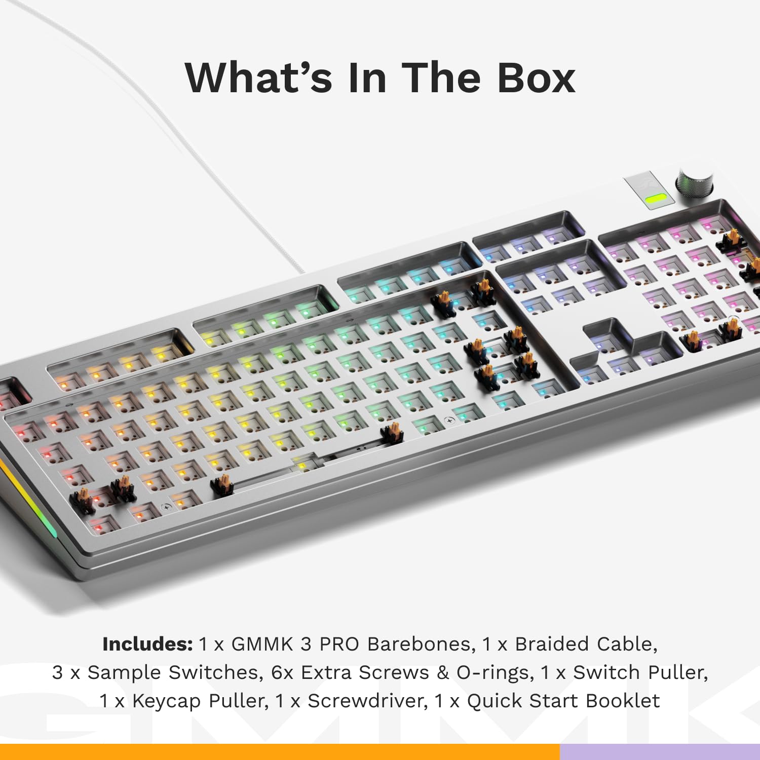 Amazon.com: GLORIOUS Gaming - GMMK 3 PRO Barebones Custom Keyboard