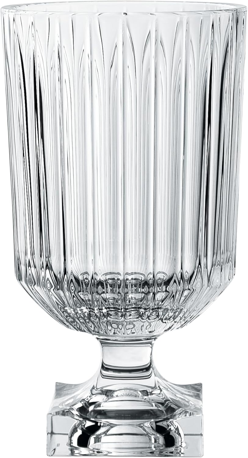 Natchmann Minerva Crystal Vase, 12.6 Inch, Glass Vases for a