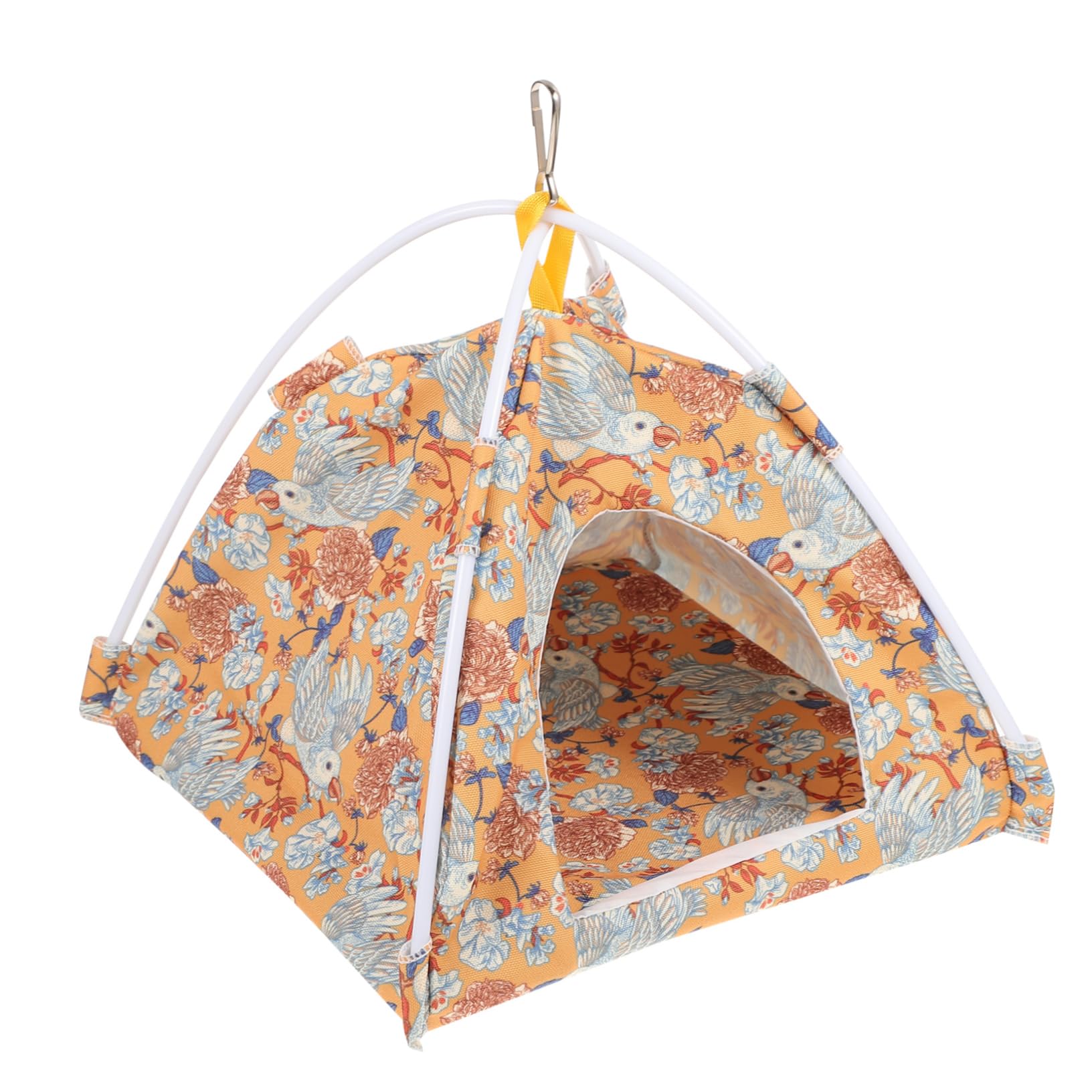 GRIRIW Bird Hammock Tent Nest for Parrots Pet Birds Cozy Sleeping Bed for Indoor Outdoor Use Quick Dry Breathable Cloth Durable Easy to Wash Hideaway for Parakeets