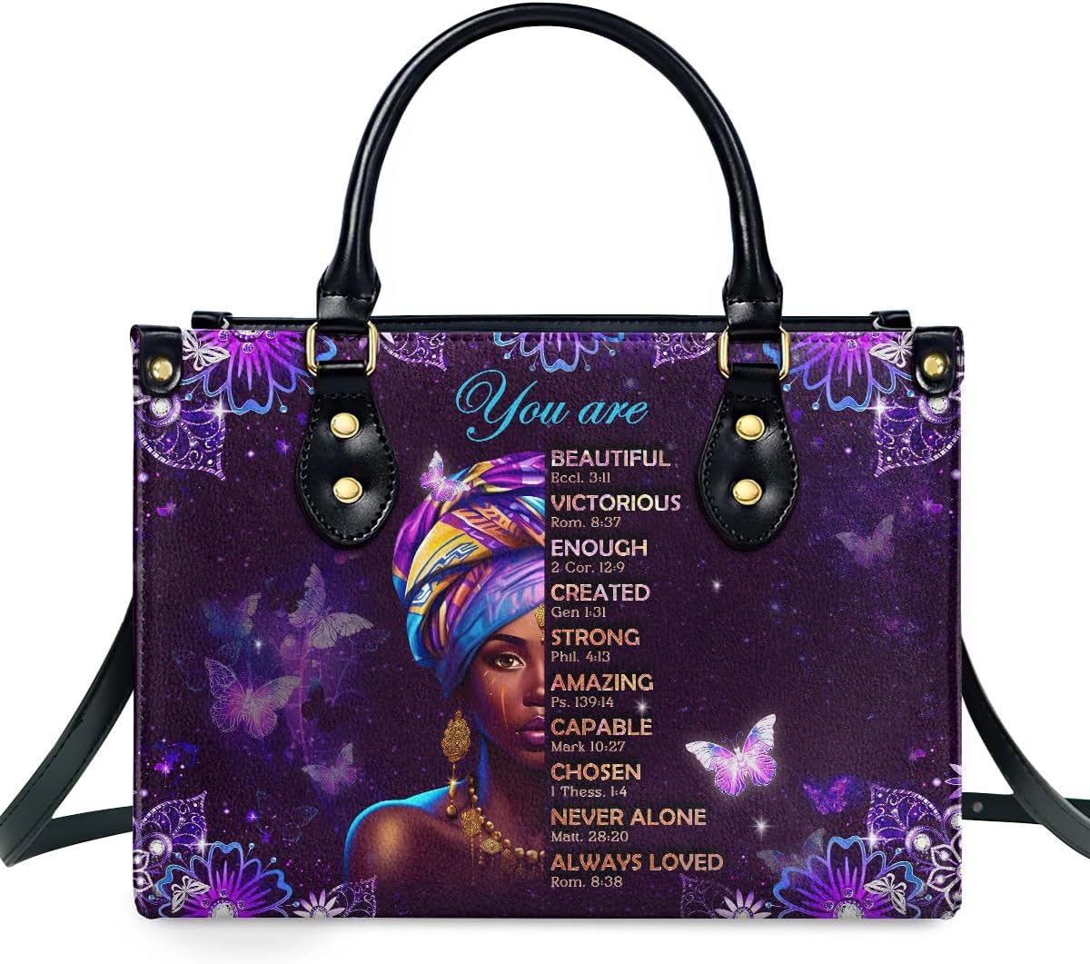 Leather Handbag For Black Women – Large Size...