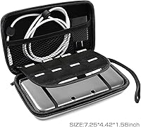 Vista 6 de BEADY Carrying Case for Nintendo NEW3DS XL, NEW3DS LL, 3DS XL, 3DS LL Storage case Console Storage case Silver Gray
