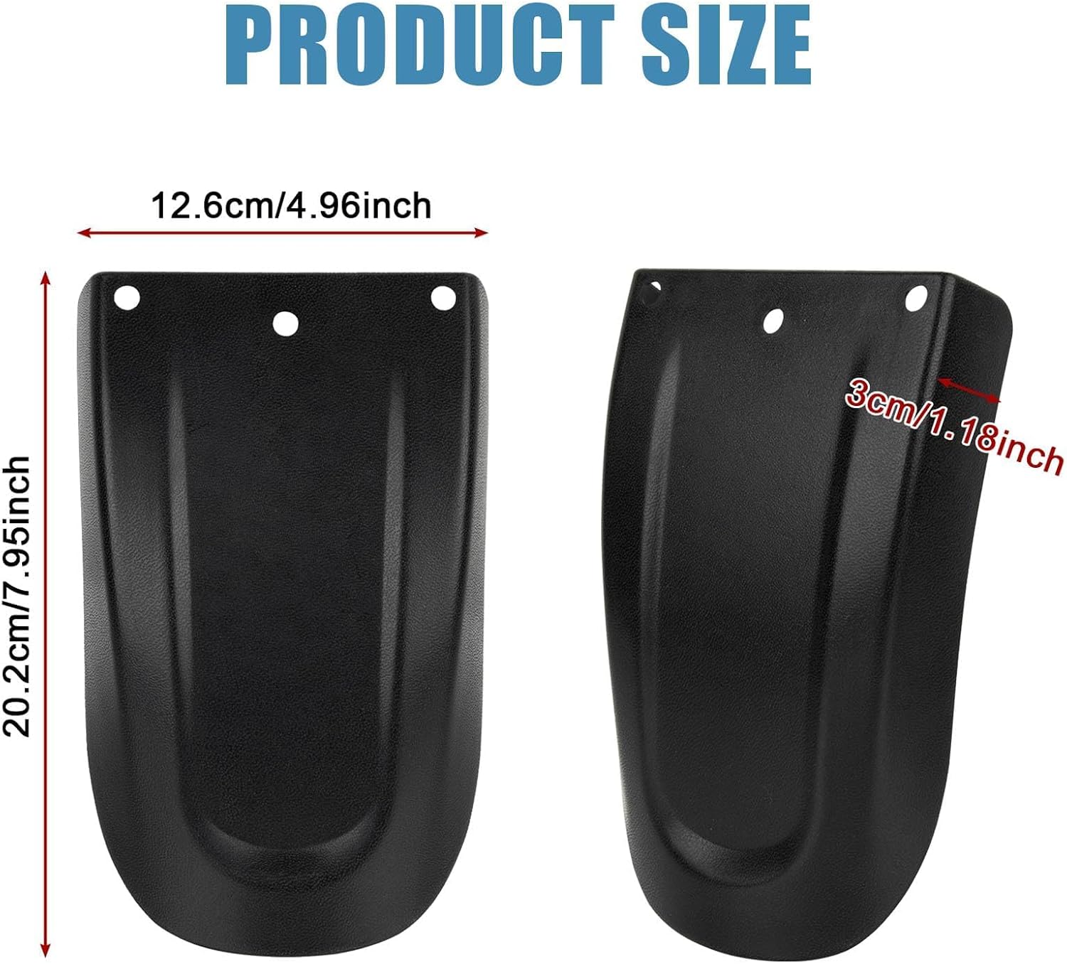 Front Mudguard for Super 73, PSLER Motorcycle Front Mud Guard PP Plastic for Ebike Super 73 S1/S2/RX/ZX