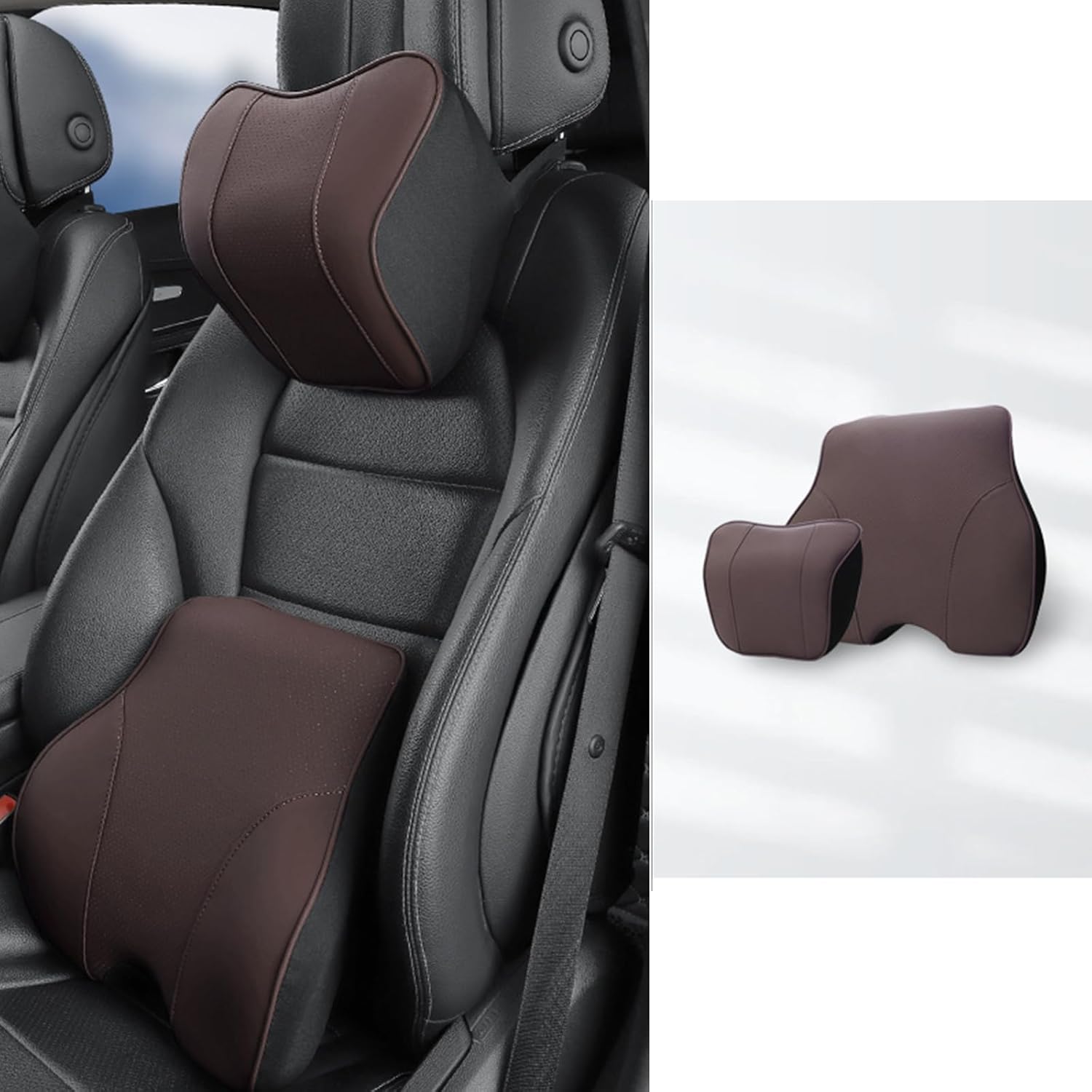 に適用 マセラティ クアトロポルテ Quattroporte クラシック ヘッドレスト ネックパッド 柔らかく ランバーサポート 疲