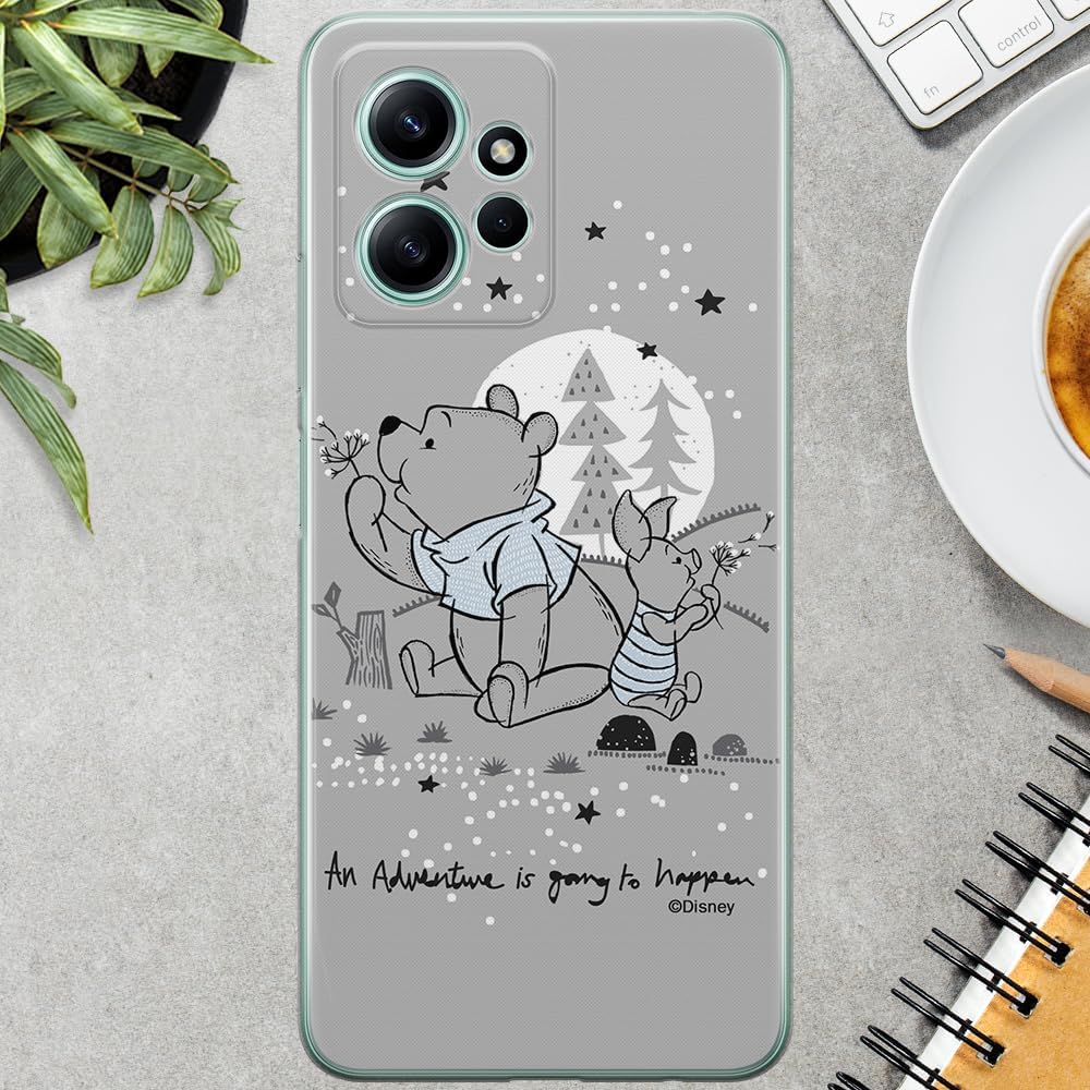 ERT GROUP Mobile Phone case for Xiaomi REDMI Note 12 4G Original and Officially Licensed Disney Pattern Winnie The Pooh & Friends 008 adapted to The Shape of The Mobile Phone, case Made of TPU
