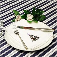 Vista 3 de Servilletas de Navidad, servilletas de tela, servilletas blancas 100% algodón, suaves y cómodas, servilletas reutilizables, servilletas de mesa