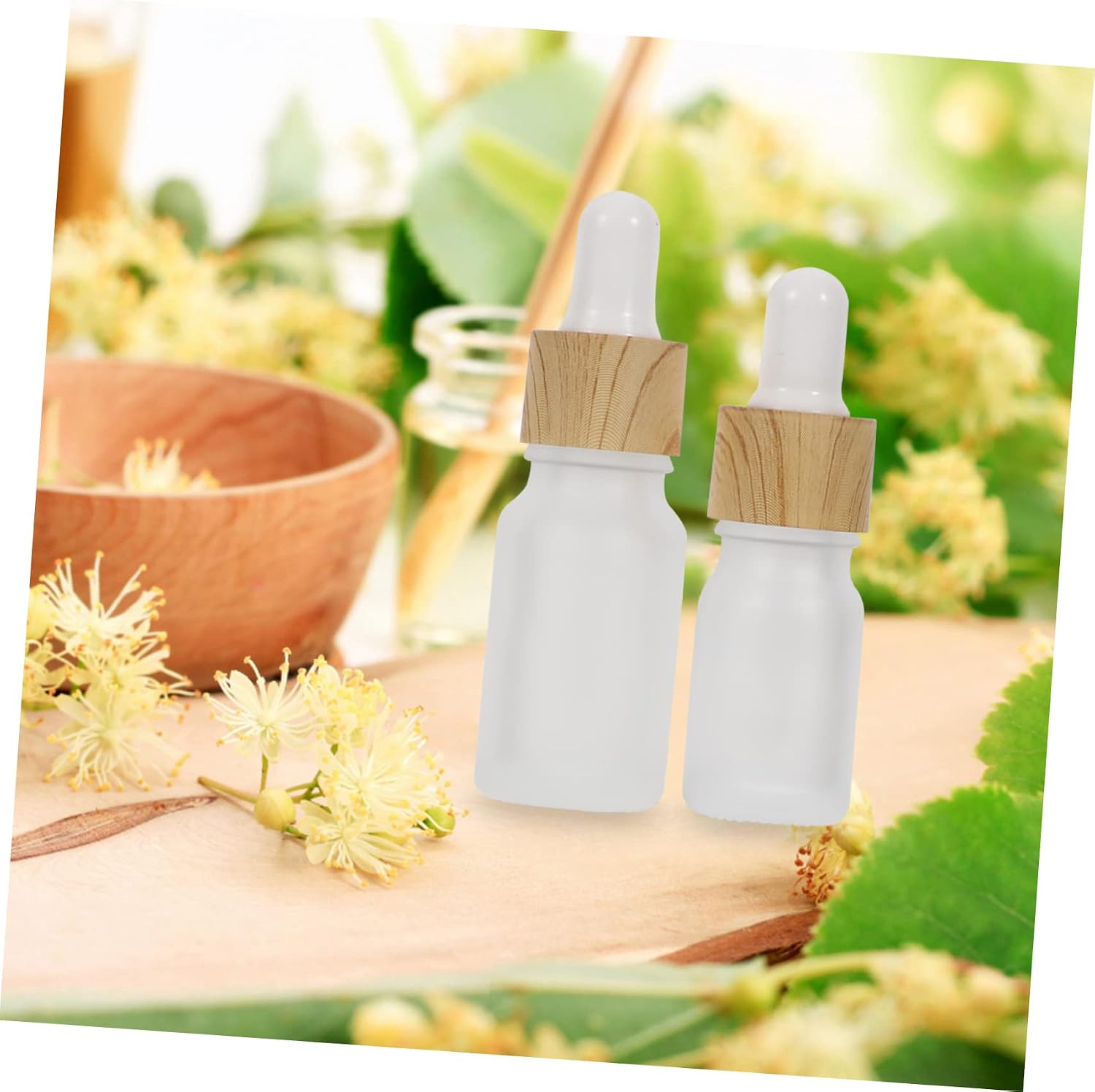 10Pcs Frosted Glass Dropper Bottle Essential Oil Storage Dispensing Containers with Lids for Travel and Daily Use Design Safe Sealing for Oils Perfumes