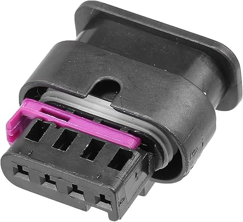 Miniatura 6 de uxcell 1 Unidades No.4F0973704 4 Way Mapa Sensor Conector Adaptador Plug Clip Kit Reemplazo para VW para Audi