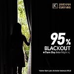 Jinchan 95% Rideaux de Boho noir 84 Inches Long pour Chambre Noir sur Beige Géométrique Imprimé Grommet Top Chambre Darkening Thermal Insulated Fenêtre Draps 2 Panneaux