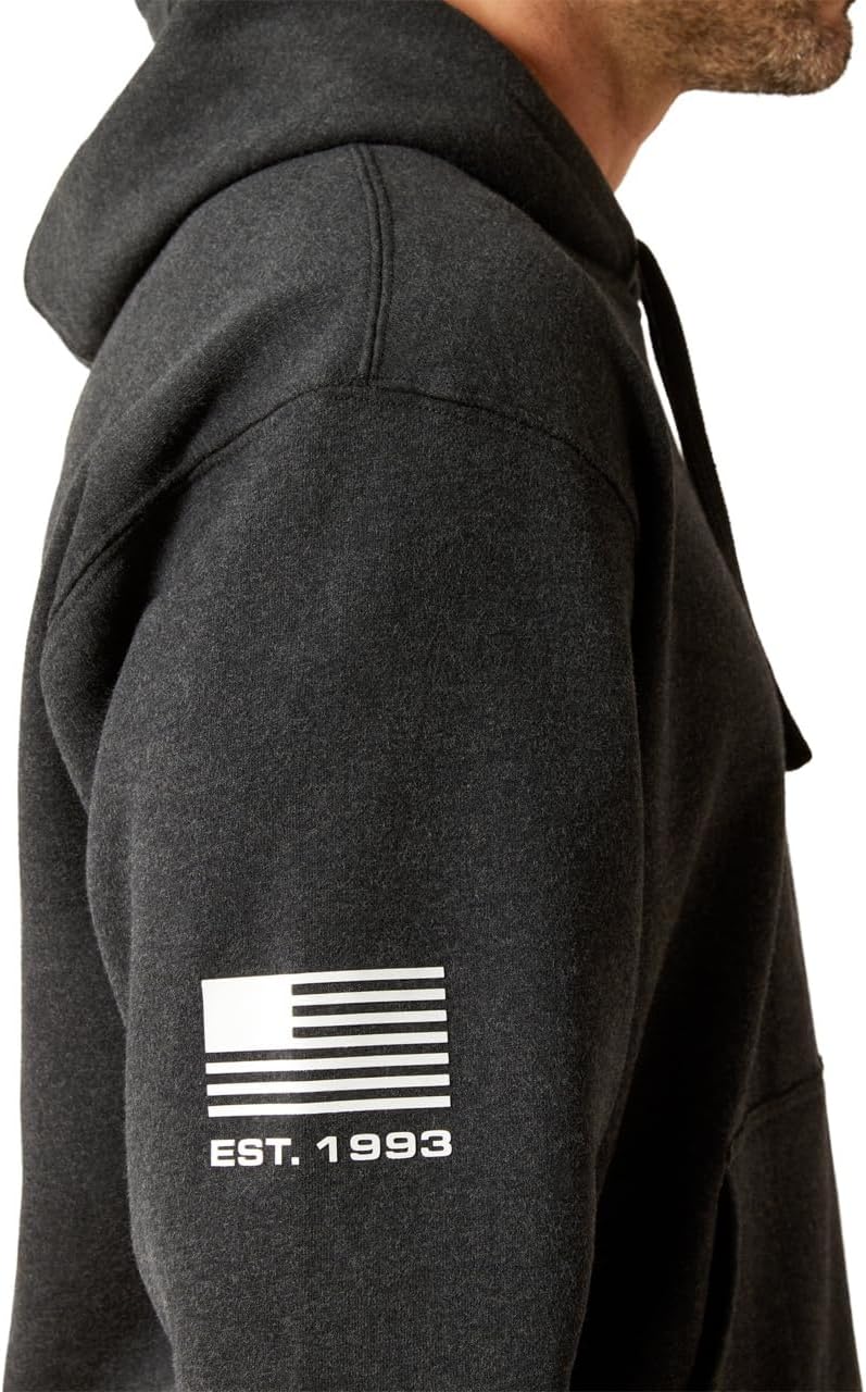 ARIAT mens Ariat Sponsor Patriot Hoodie - Image 5
