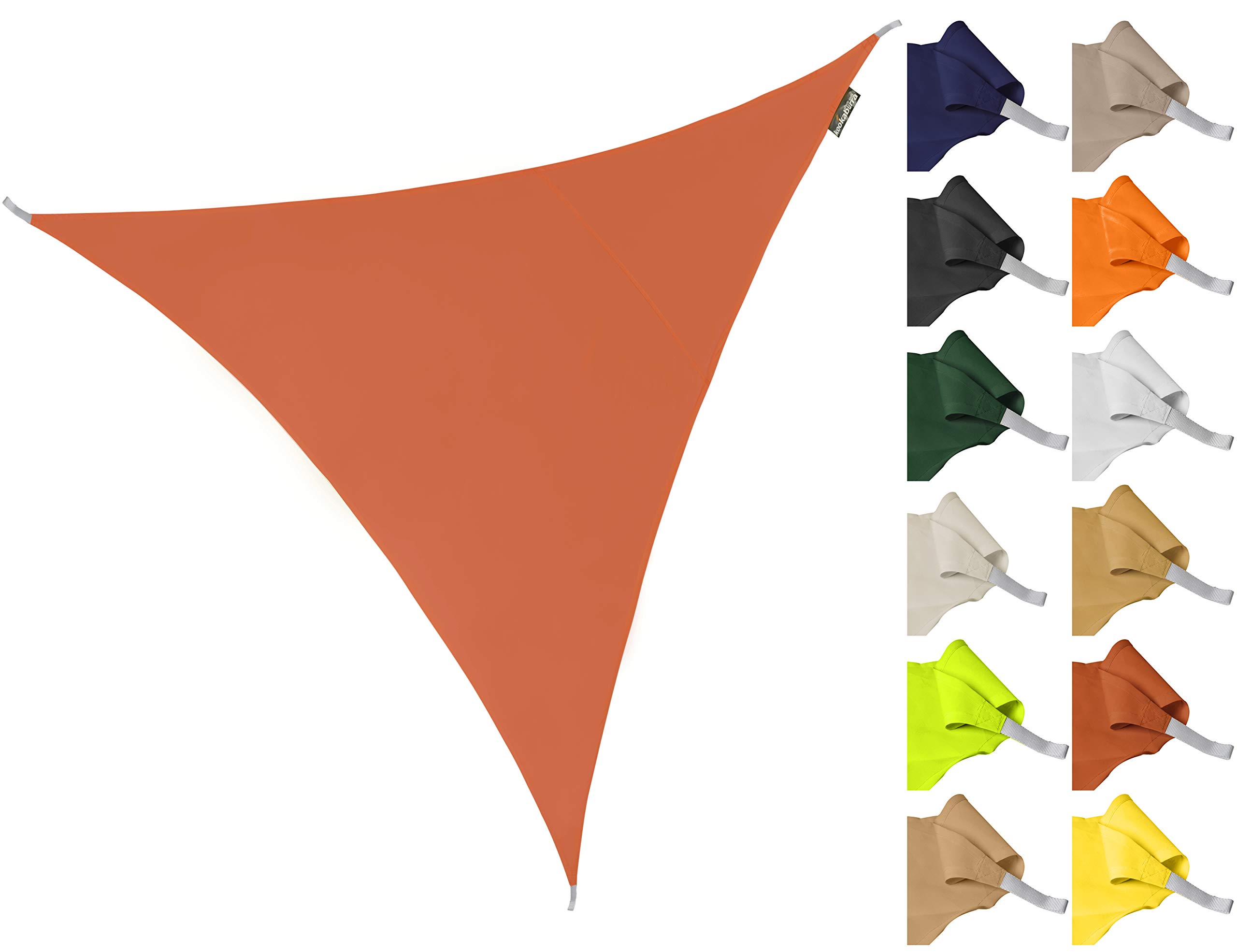 Kookaburra Sonnensegel/-schutz/-dach, wasserabweisend, 3 m, Dreieck