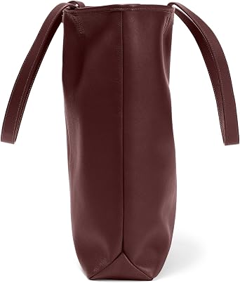 Leather Tote Bag Classic Everyday Carryall with Spacious Interior, Sturdy Handles & Timeless Style for Work or Travel