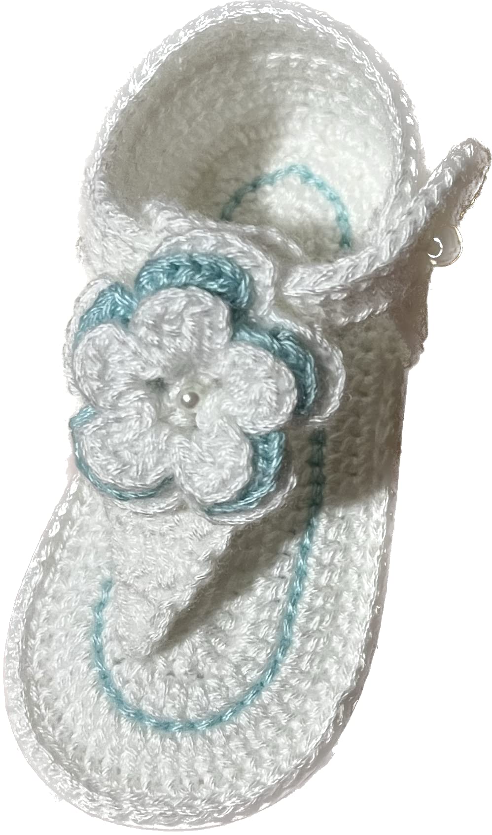 Scarpine Neonato realizzate con Uncinetto. Sandali per Bambini all'Uncinetto con Chiusura a Fibbia Disponibile in Tutte Le Taglie Bambino