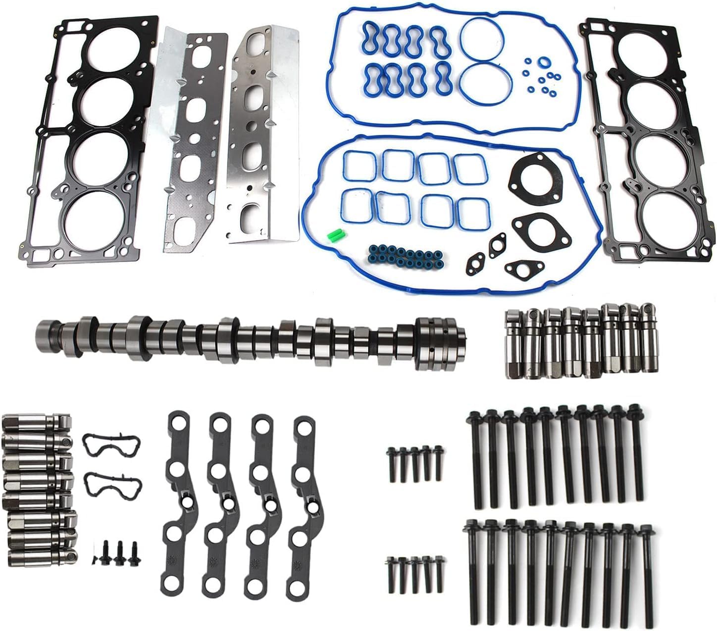 53022263AF 53022263AE Engine Camshaft & MDS Valve Lifters Kit Fits for 2009-2015 Ram 1500 Hemi 5.7L V8,for 2009 Aspen 5.7L Engine Parts Repalce OE 53021726AD 53021726AC 53022087AA