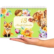 2026 2027 Desk Calendar 18 Month July to December Wall Desktop Planner