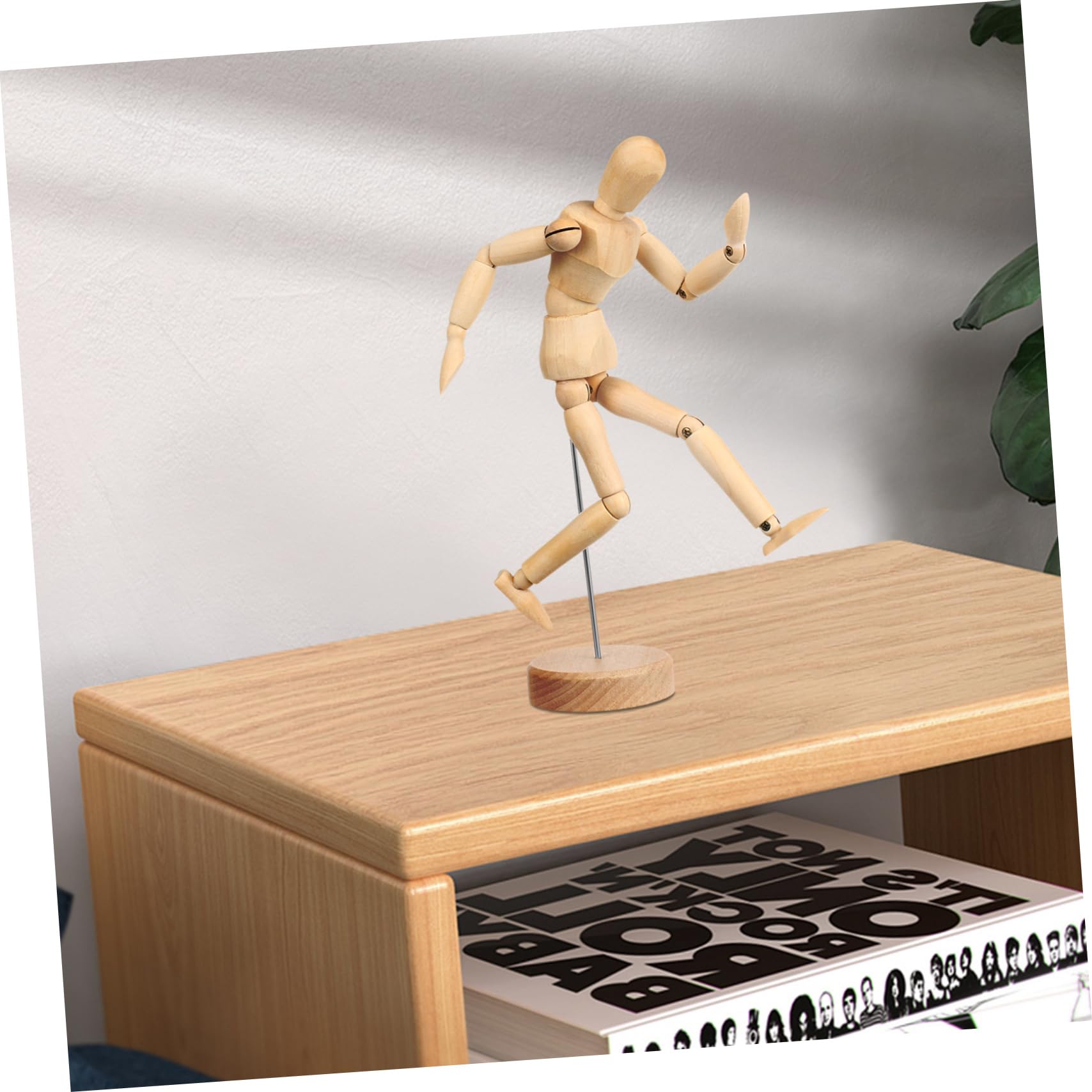 Yosoo 4.5" Artist Male Wooden Figure Model With Movable Limbs For Sketching Drawing Aid Mannequin Manikin (4.5