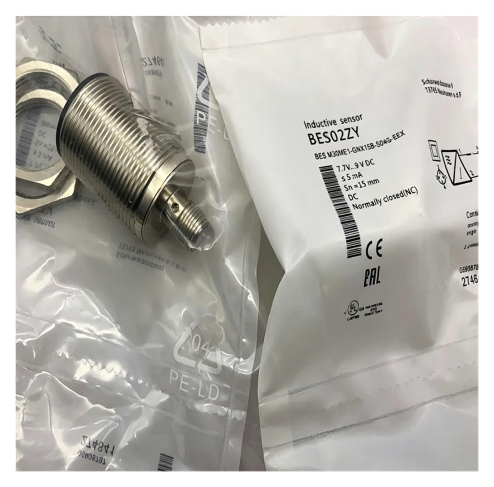 TPKMVGAP 1pcs Proximity sensor Q40KFU-PSC40F-S04G-012 BES516-3009-SA2-MO-C-10/-MO-C-05(516-3009-SA2-MO-C-10)