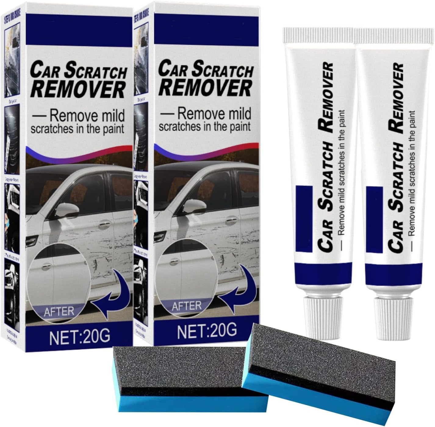 Car Scratch Repair Agent - Auto Body Compound Polishing Grinding Paste - Body Compound Car Scratch Remover (2pcs)