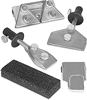 WEN 42704B Sharpening Accessory Kit for 10-Inch Wet/Dry Systems - Knife, Axe & Scissors Jigs