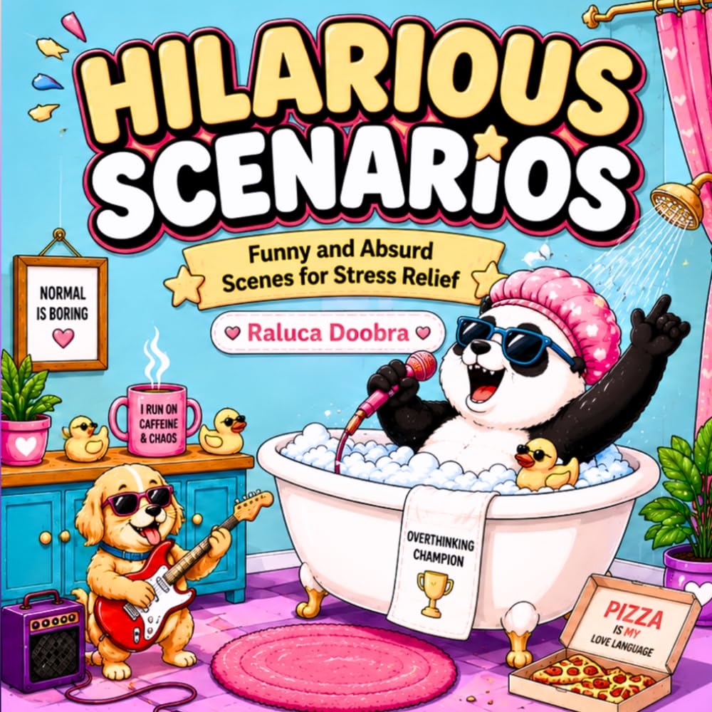 Hilarious Scenarios: Funny and Absurd Scenes for Stress Relief- Ideal for Creativity Through Laughs