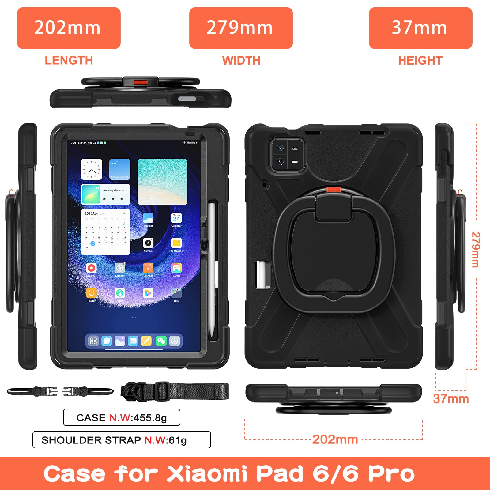 Xaiomi Pad 6 + ケース Amazon.com: ZXHYliang Case for Xiaomi Pad 6 / Pad 6 Pro 11