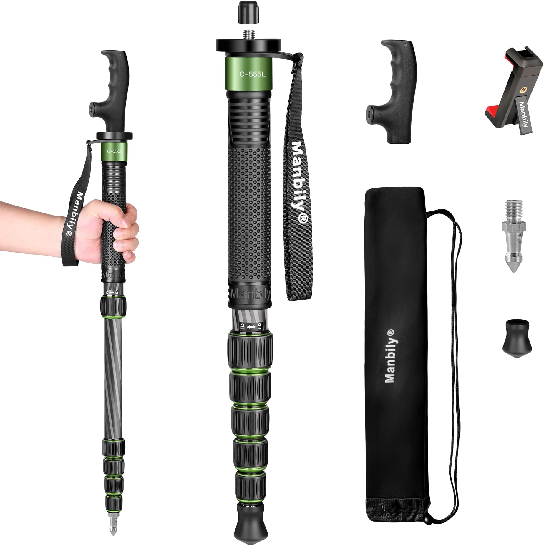 Hama 4178 Monopod Star 78 Mono Tripod Up to 176cm Includes Carry Bag Amazon.co.uk
