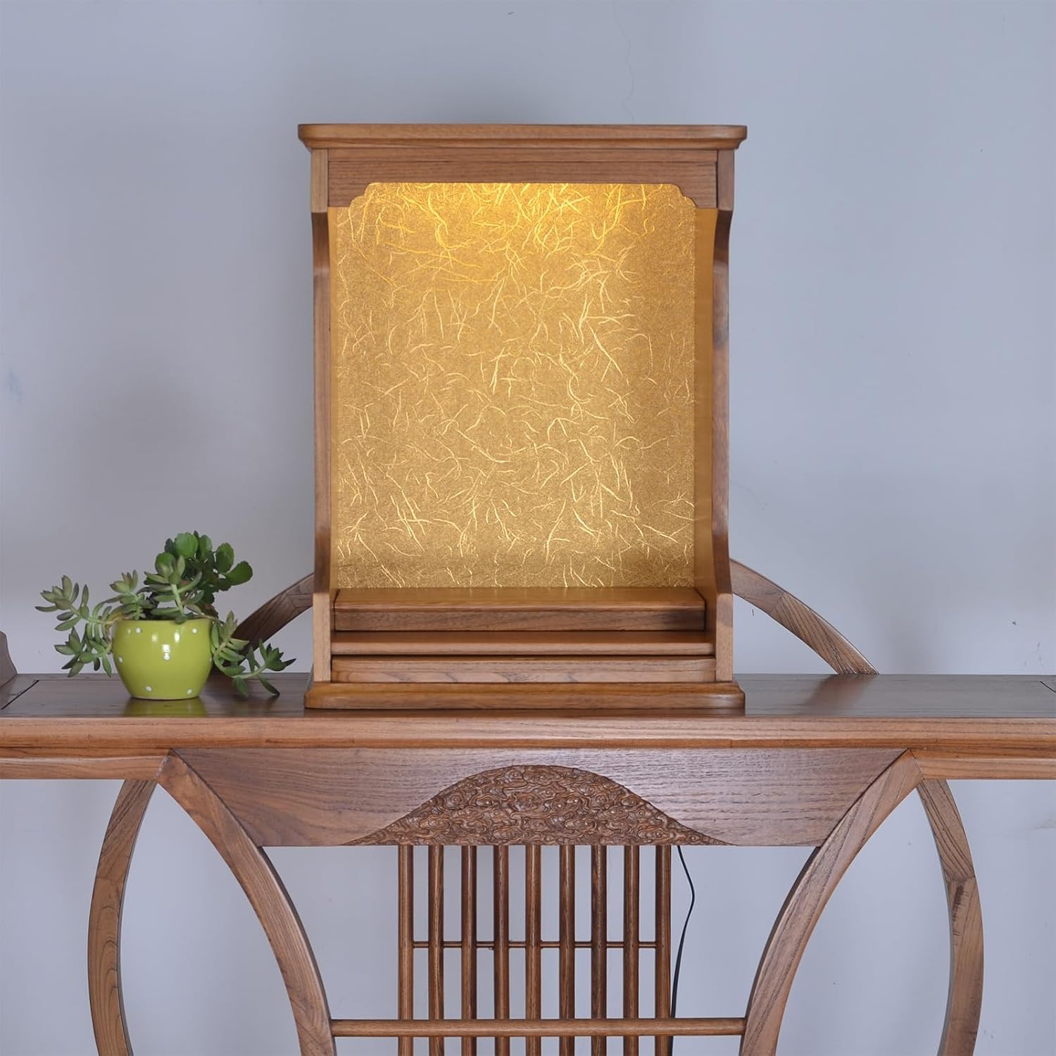Small Altar Table,Table Prayer Buddhist Niche,Ancestral Tablets Shelf Personal Shrine Altar Stand,for Home Decor Offering Rack