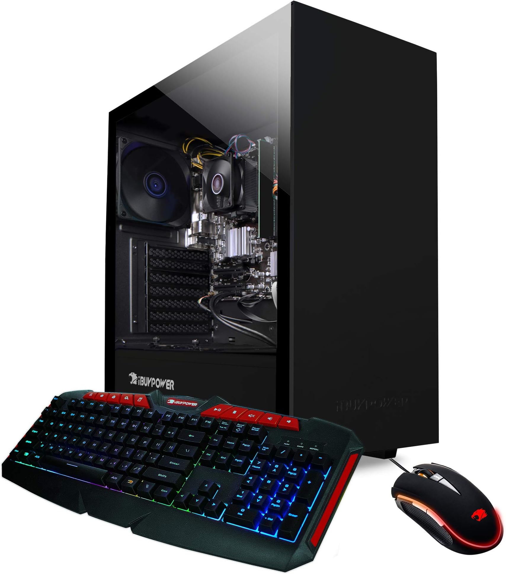 iBUYPOWER Work from Home PC Computer Desktop WFH001 (AMD Ryzen 3 3200G 3.6GHz, 8GB DDR4 RAM, 240GB SSD, WiFi Ready, Windows 10 Home)
