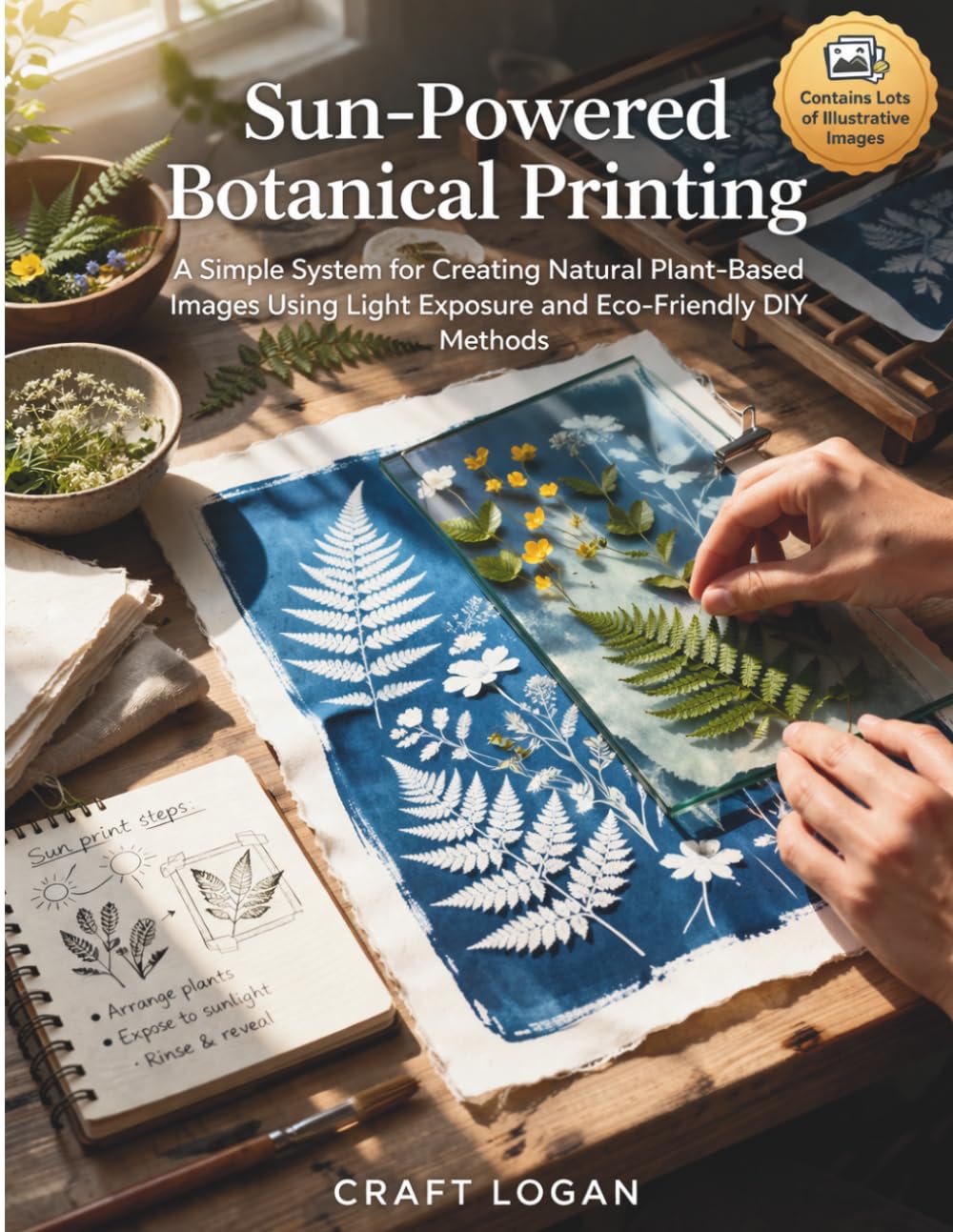 Sun-Powered Botanical Printing (2026 Edition): A Simple System for Creating Natural Plant-Based Images Using Light Exposure and Eco-Friendly DIY Methods      Paperback – March 29, 2026