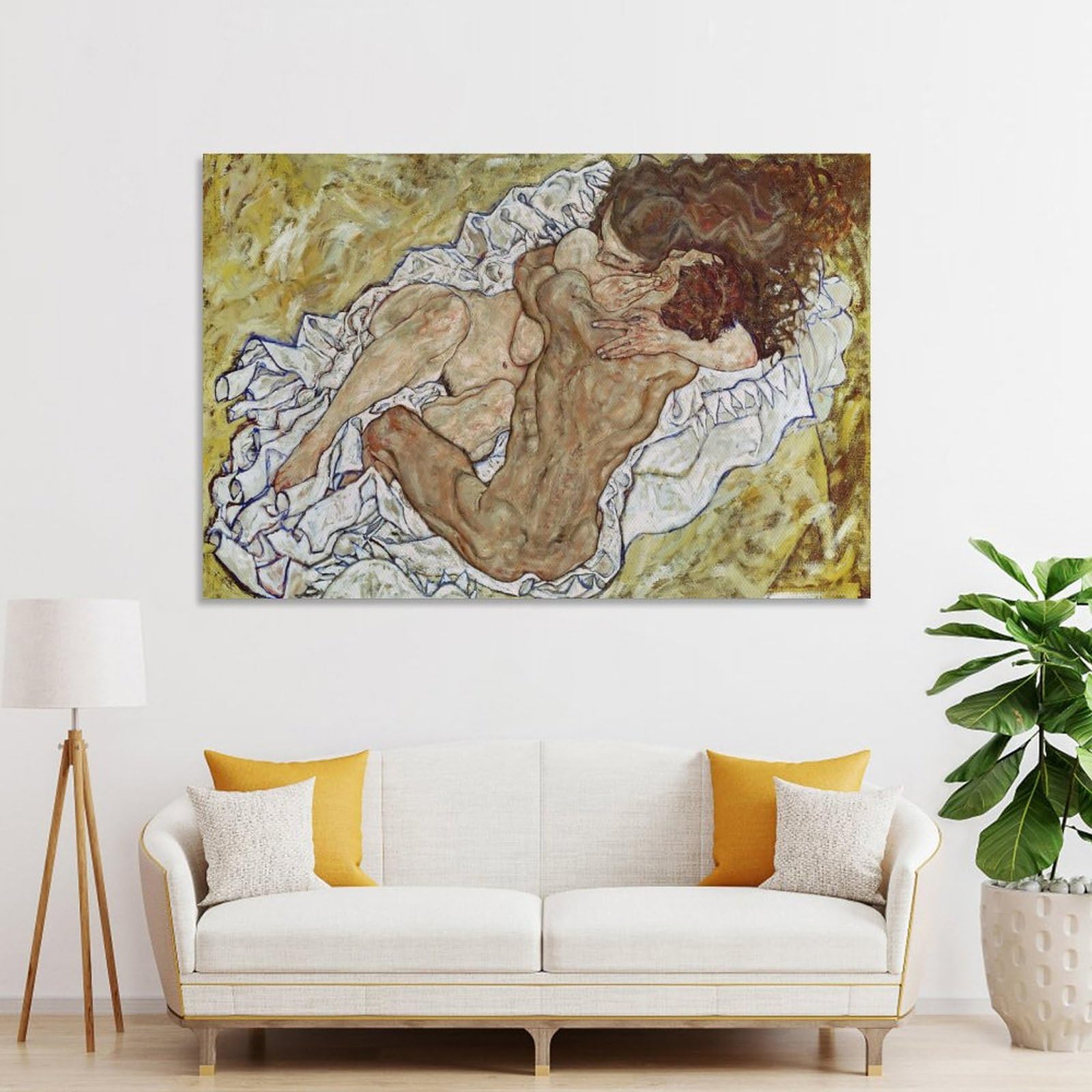 Impression sur Toile Papier Affiche Ou Peinture Egon Schiele Crescent Impression sur Toile Papier Affiche Ou Peinture Egon Schiele Crescent