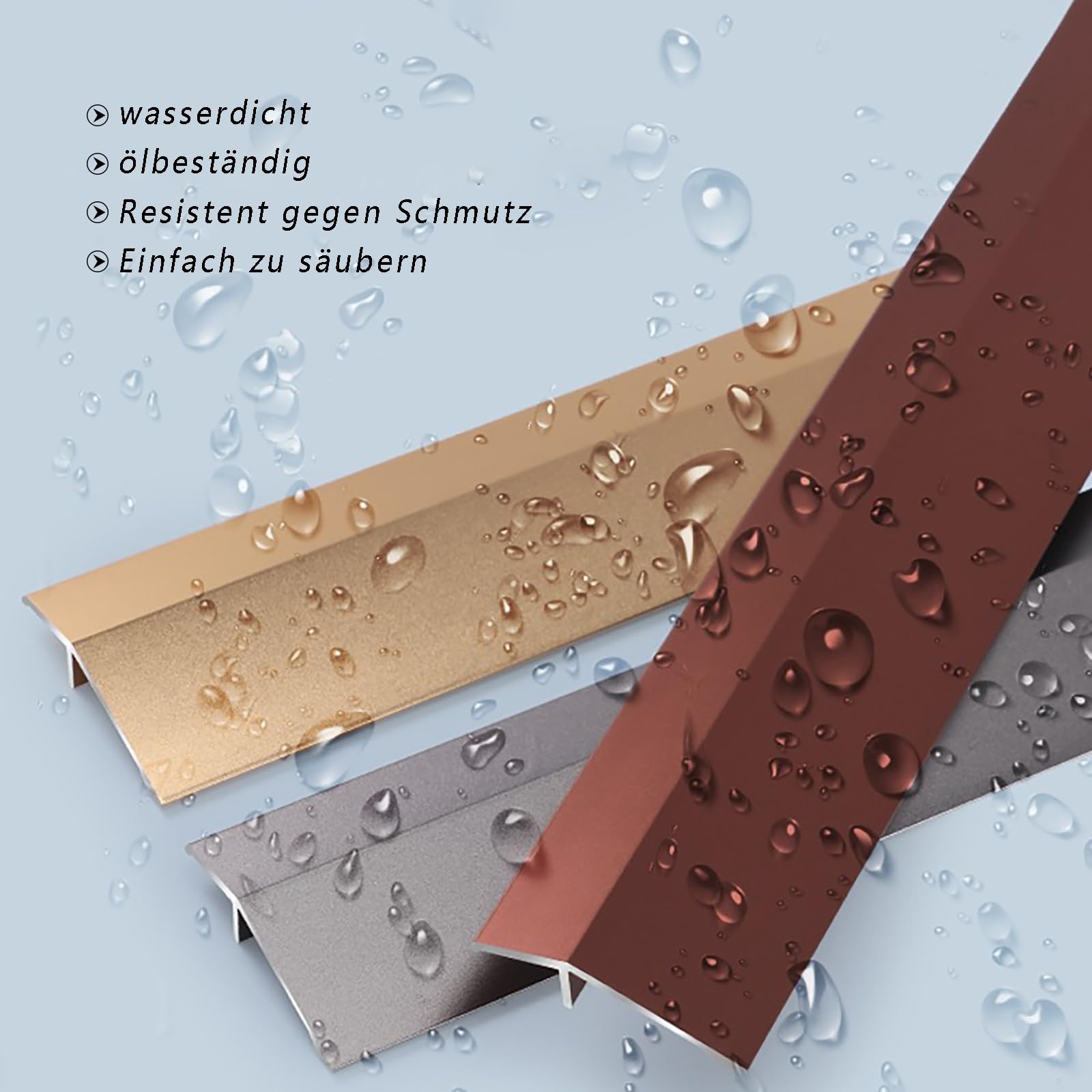 Aluminiowy profil przejściowy, osłona szczeliny podłogowej, trwała listwa przejściowa, długość 90 cm, szerokość 55 mm, kompatybilność z regulacją wysokości, jasne srebrne wykończenie