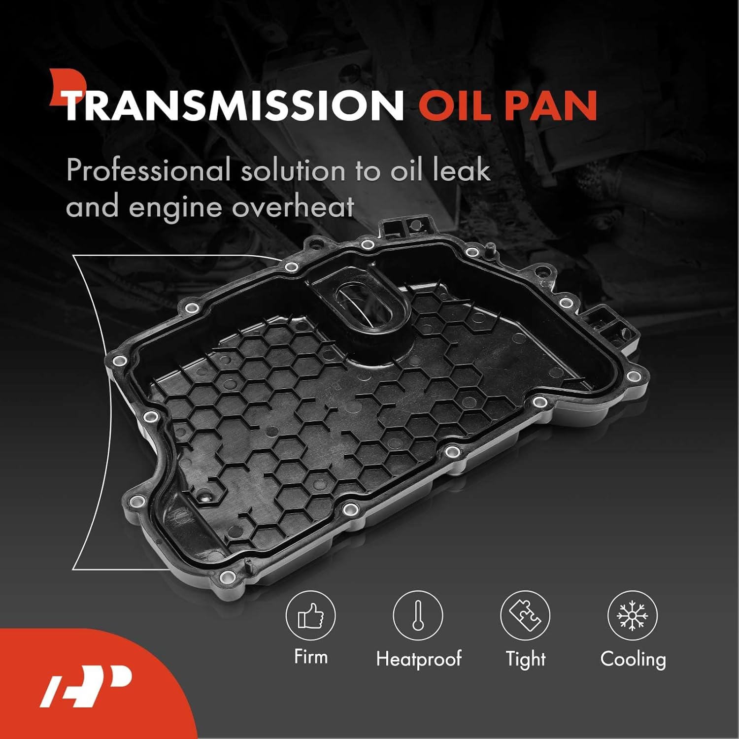 A-Premium Transmission Oil Pan with Gasket, Compatible with Chevrolet Equinox, Malibu, Impala, Orlando & GMC Acadia, Terrain & Buick Encore, LaCrosse, Regal & Pontiac G6 & Saturn Aura