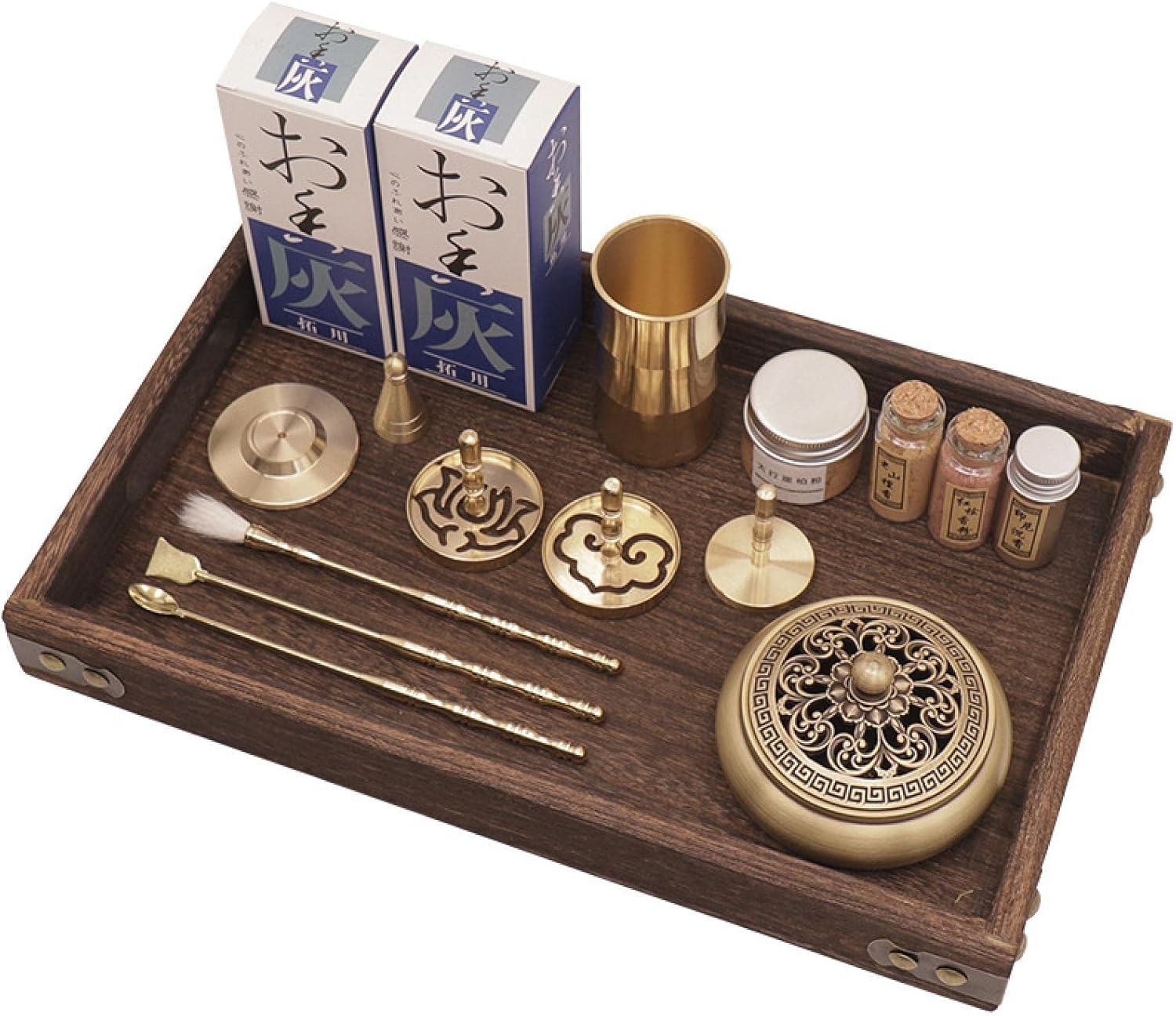 XEVND Powder Incense Burner, Pure Copper Incense Burner Kit