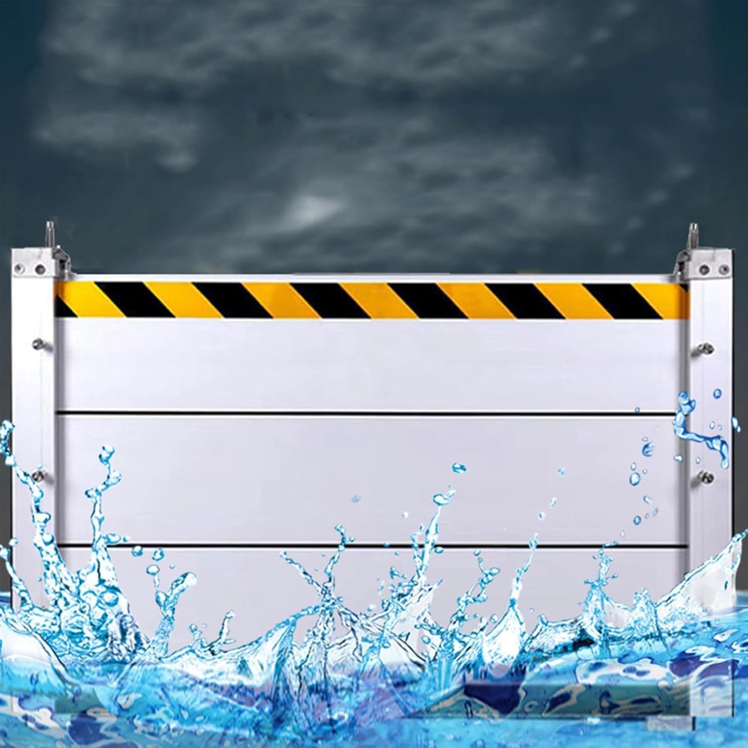 Genérico Barrera contra Inundaciones Aluminio Barrera contra Inundaciones Puerta Anti De La Barrera De Inundación del Garaje Puertas Anti Inundaciones Umbral De Garaje Cerca