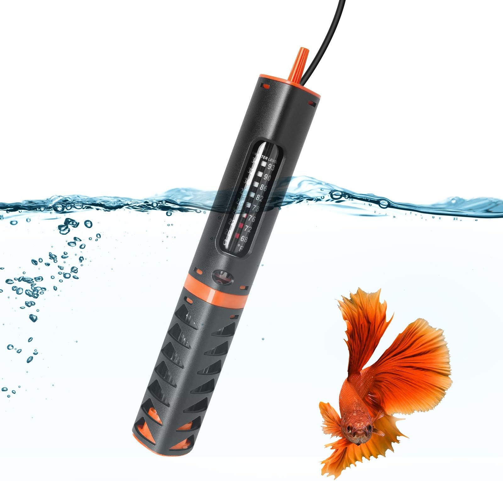 HITOP Adjustable Aquarium Heater with Protective Cover, 50W 100W 120W